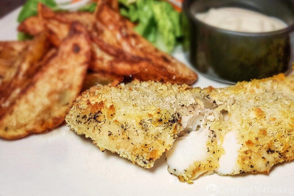 Crumbed Basa Fish Fillets Airfryer Cooking